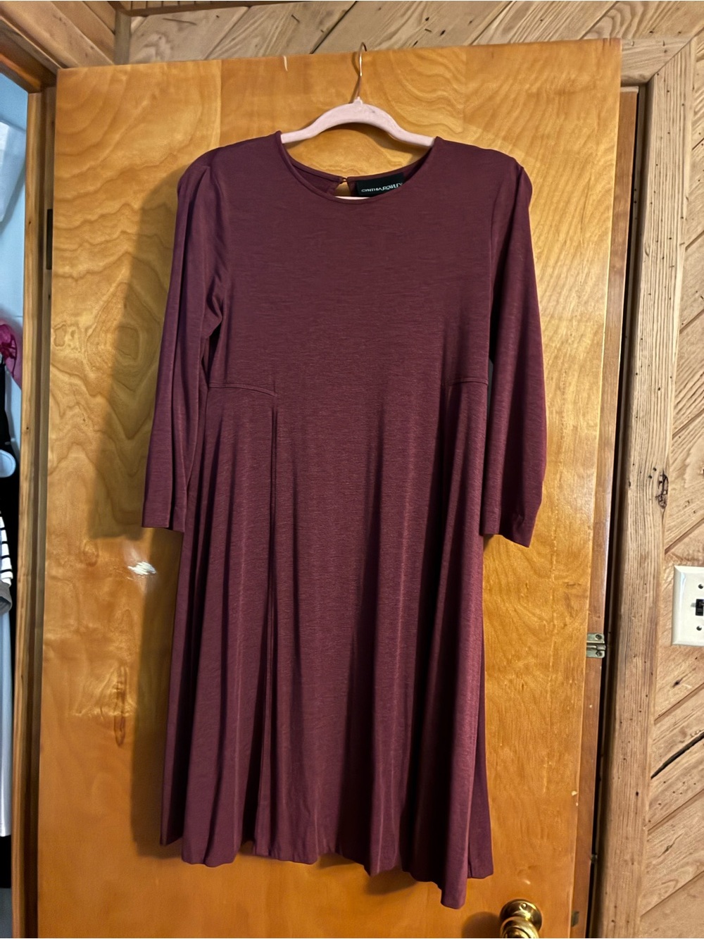 Cynthia Rowley Plum Swing Knit Dress